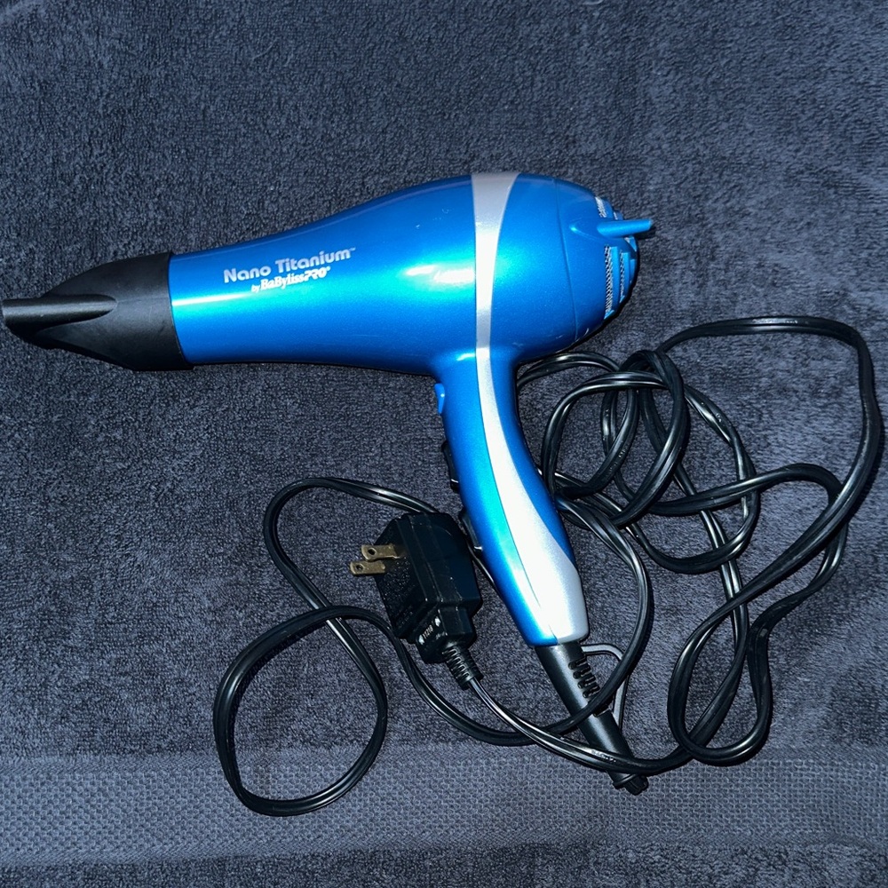 BaBylissPRO Nano Titanium Hair Dryer - Blue